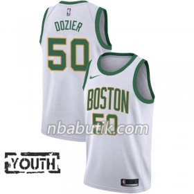 NBA Børn Trøje Boston Celtics P.J. Dozier 50 2018-19 Nike City Edition Hvid Swingman